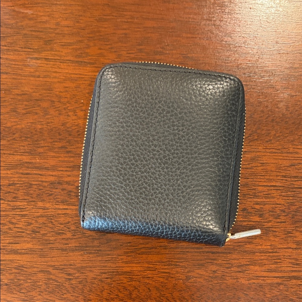 Cuyana Black Leather Card Holder